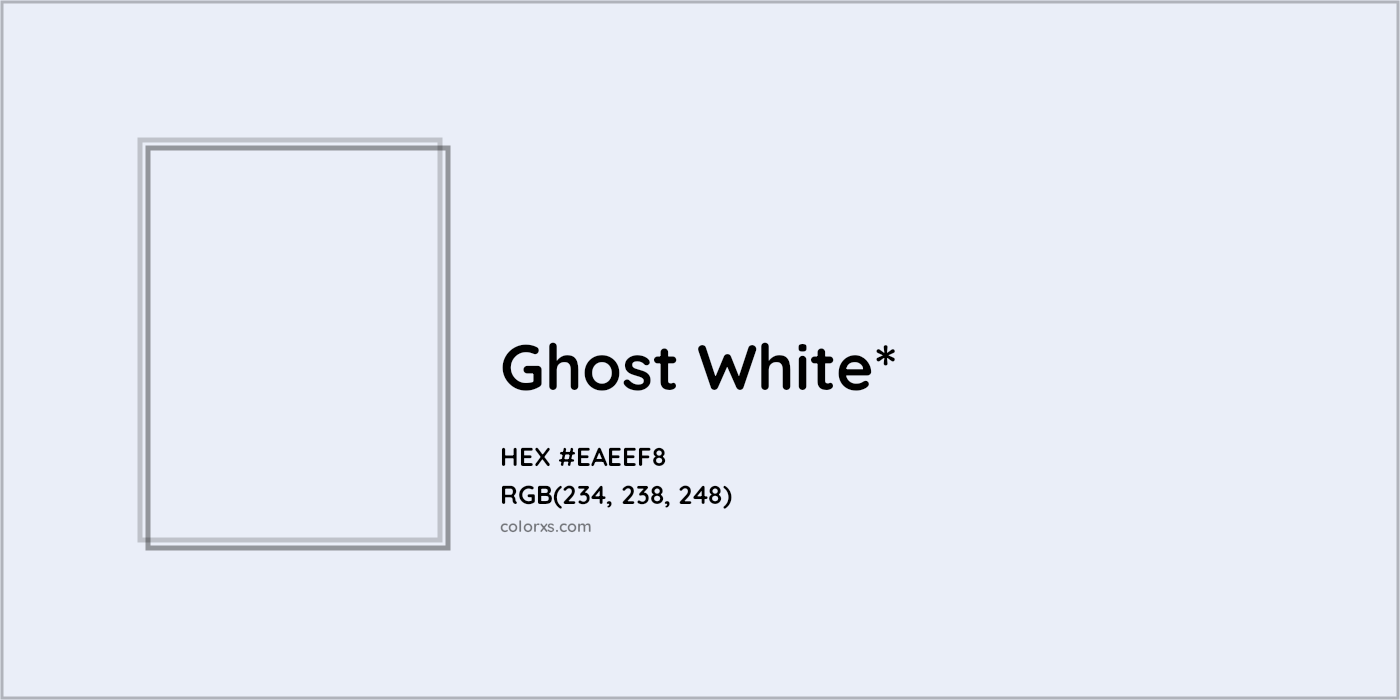 HEX #EAEEF8 Color Name, Color Code, Palettes, Similar Paints, Images