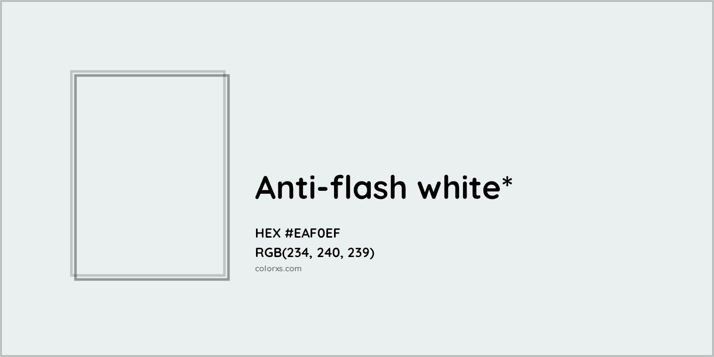 HEX #EAF0EF Color Name, Color Code, Palettes, Similar Paints, Images