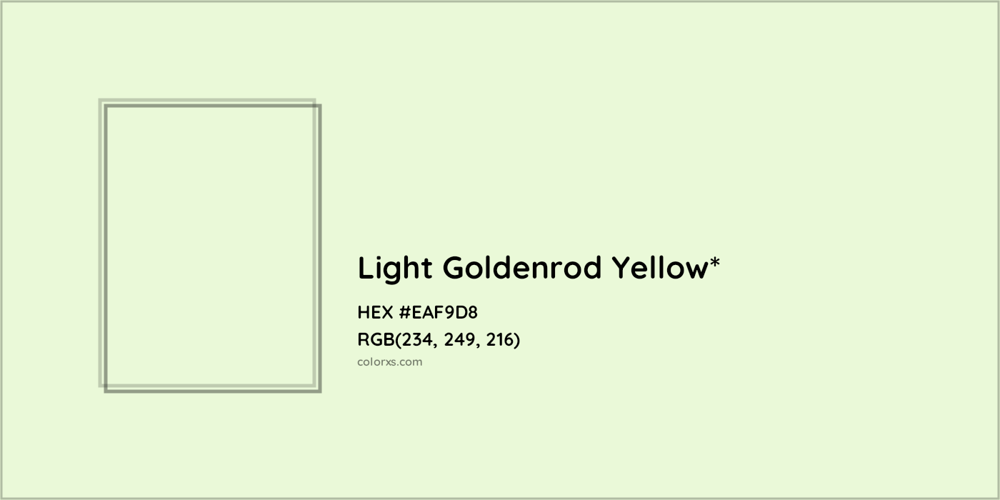 HEX #EAF9D8 Color Name, Color Code, Palettes, Similar Paints, Images