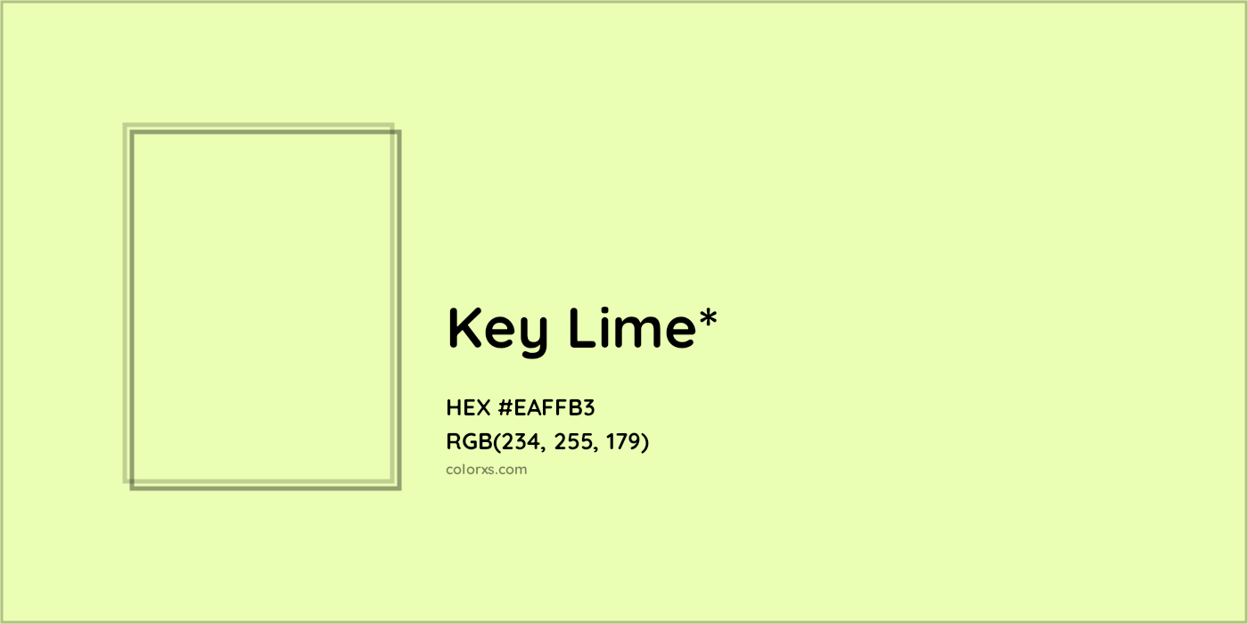 HEX #EAFFB3 Color Name, Color Code, Palettes, Similar Paints, Images