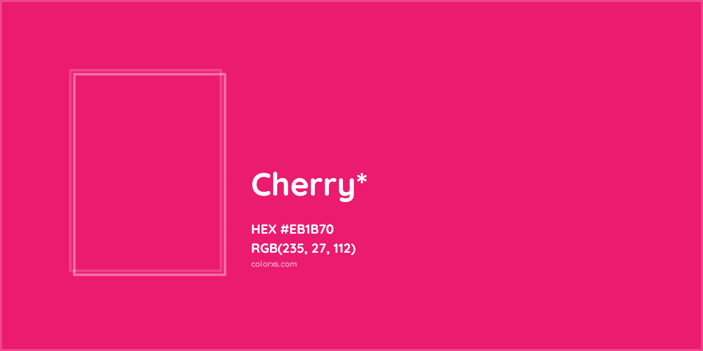HEX #EB1B70 Color Name, Color Code, Palettes, Similar Paints, Images