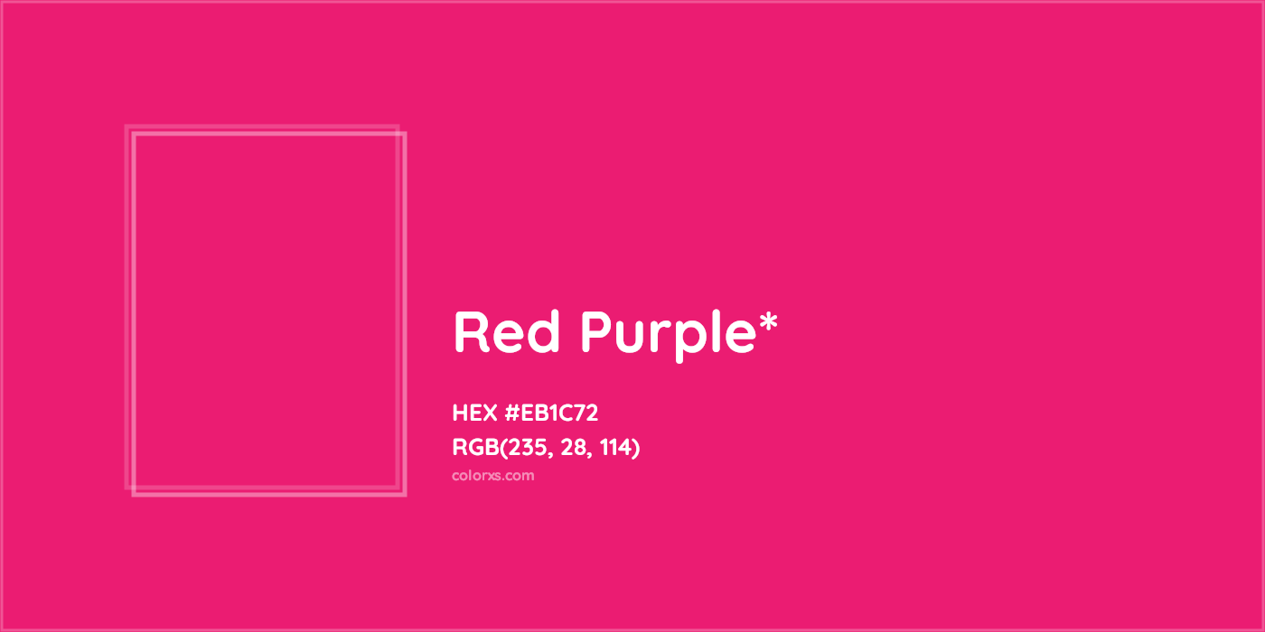 HEX #EB1C72 Color Name, Color Code, Palettes, Similar Paints, Images