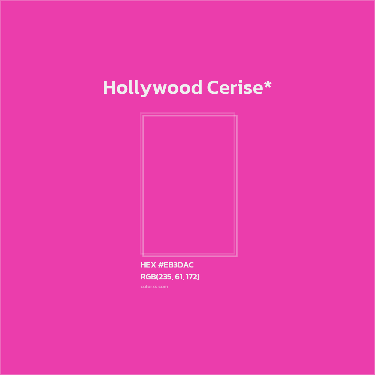 HEX #EB3DAC Color Name, Color Code, Palettes, Similar Paints, Images