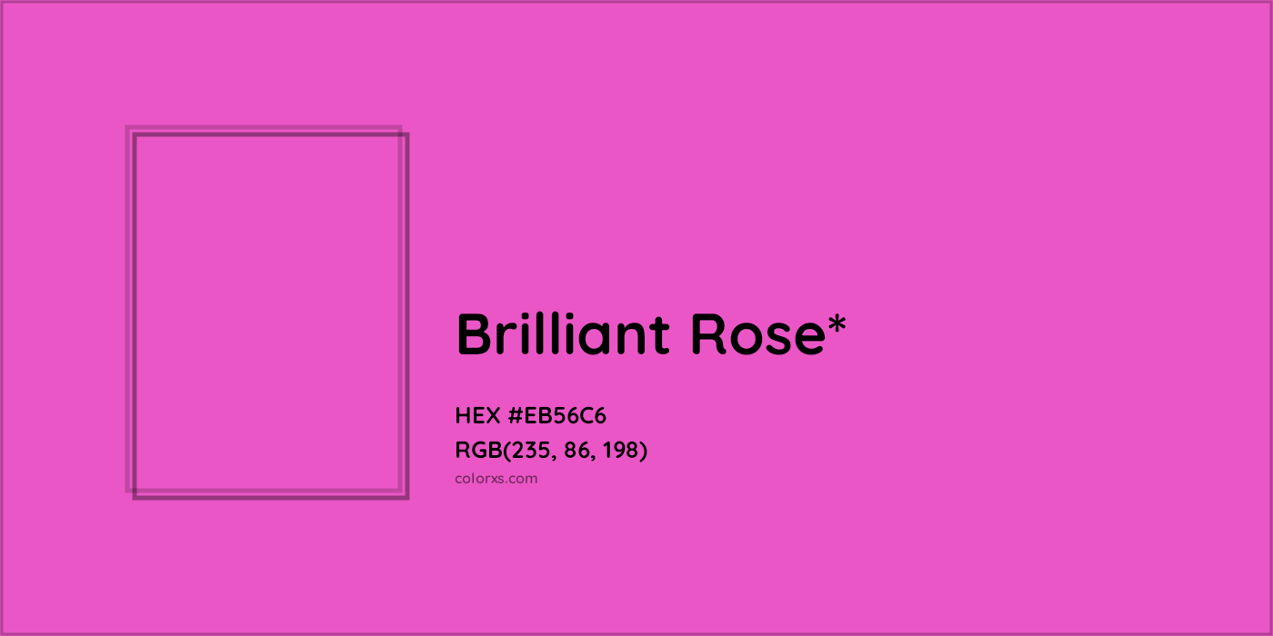 HEX #EB56C6 Color Name, Color Code, Palettes, Similar Paints, Images