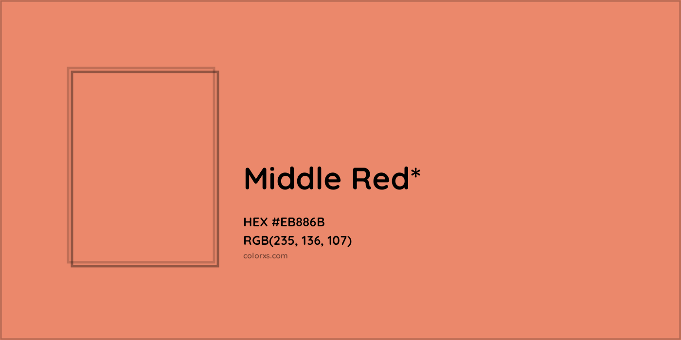 HEX #EB886B Color Name, Color Code, Palettes, Similar Paints, Images