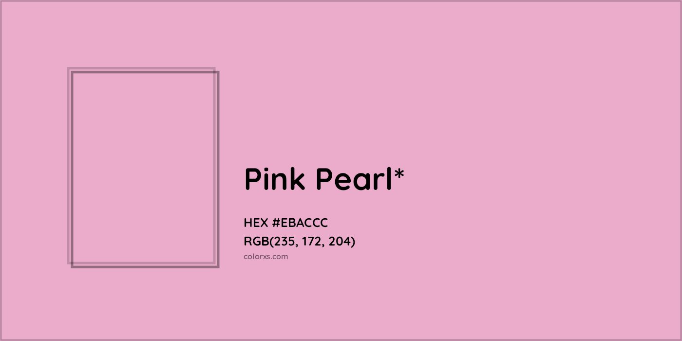 HEX #EBACCC Color Name, Color Code, Palettes, Similar Paints, Images