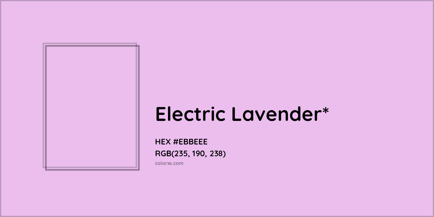 HEX #EBBEEE Color Name, Color Code, Palettes, Similar Paints, Images