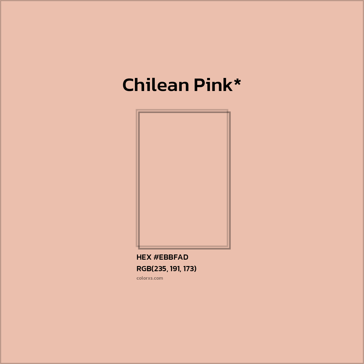 HEX #EBBFAD Color Name, Color Code, Palettes, Similar Paints, Images