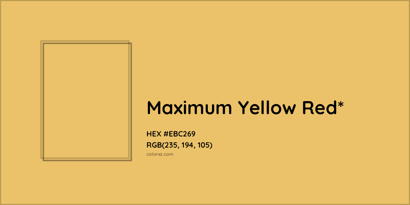 HEX #EBC269 Color Name, Color Code, Palettes, Similar Paints, Images