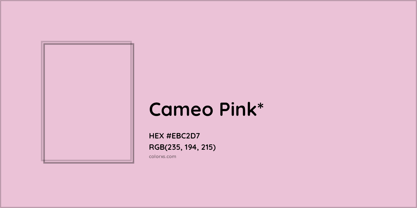 HEX #EBC2D7 Color Name, Color Code, Palettes, Similar Paints, Images