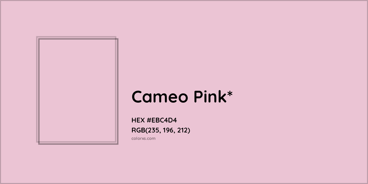 HEX #EBC4D4 Color Name, Color Code, Palettes, Similar Paints, Images