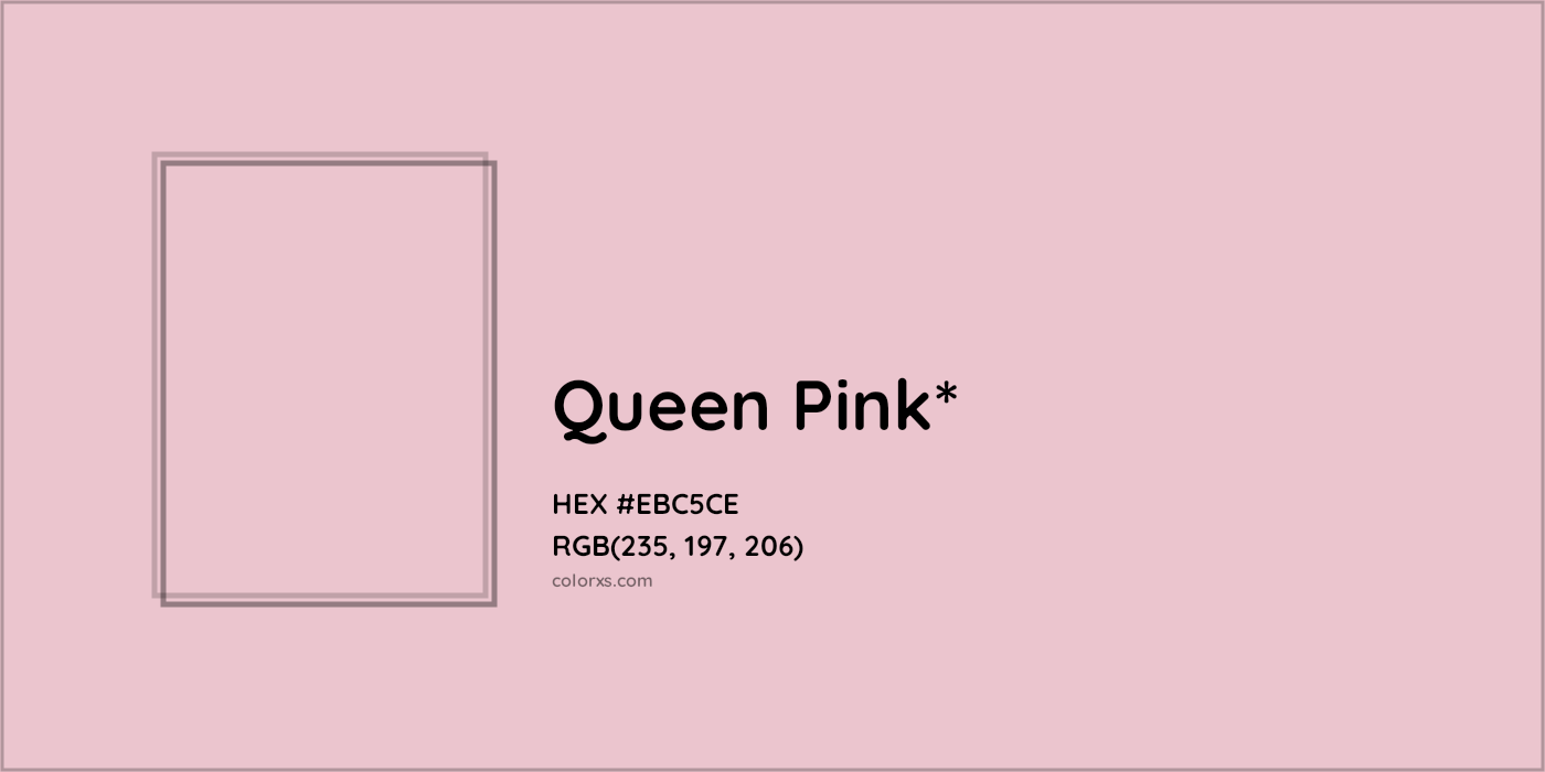 HEX #EBC5CE Color Name, Color Code, Palettes, Similar Paints, Images
