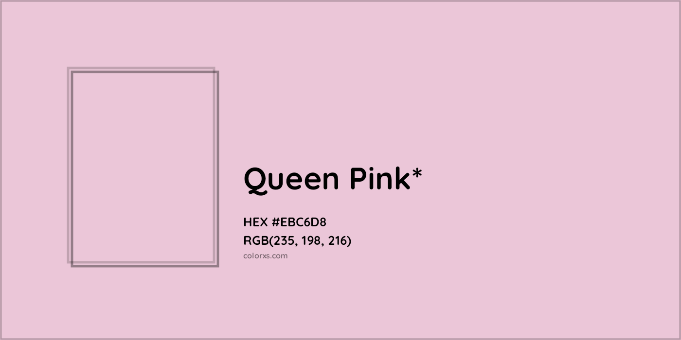 HEX #EBC6D8 Color Name, Color Code, Palettes, Similar Paints, Images