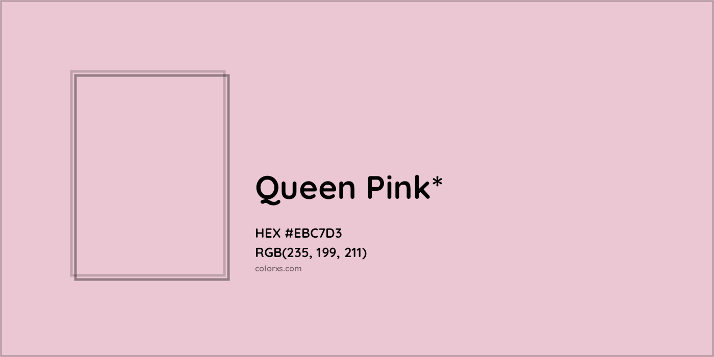 HEX #EBC7D3 Color Name, Color Code, Palettes, Similar Paints, Images