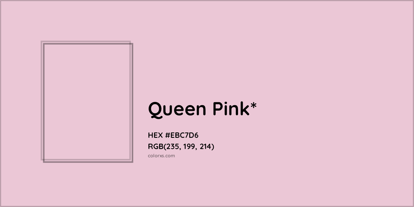 HEX #EBC7D6 Color Name, Color Code, Palettes, Similar Paints, Images