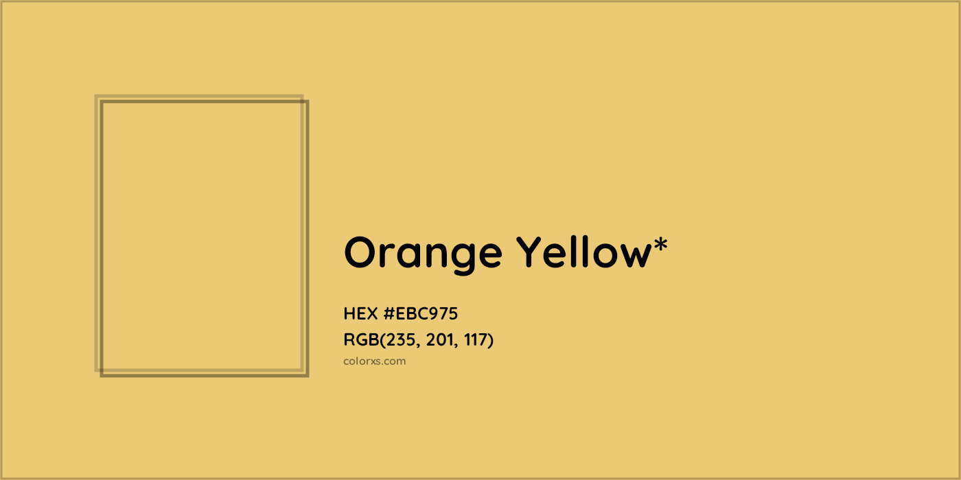 HEX #EBC975 Color Name, Color Code, Palettes, Similar Paints, Images