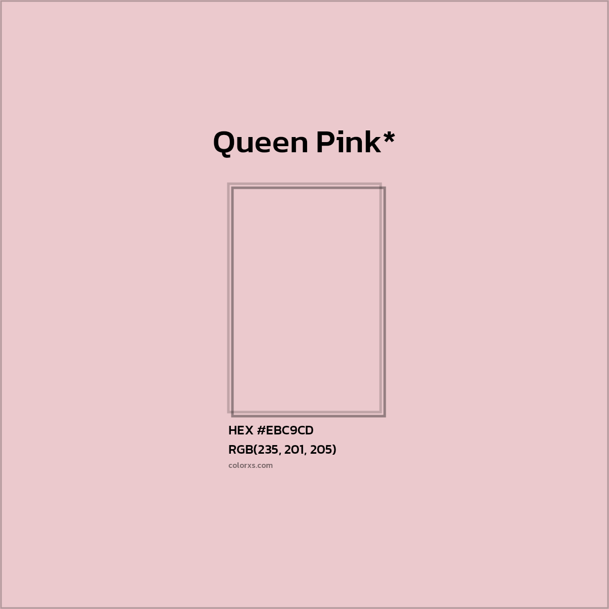 HEX #EBC9CD Color Name, Color Code, Palettes, Similar Paints, Images