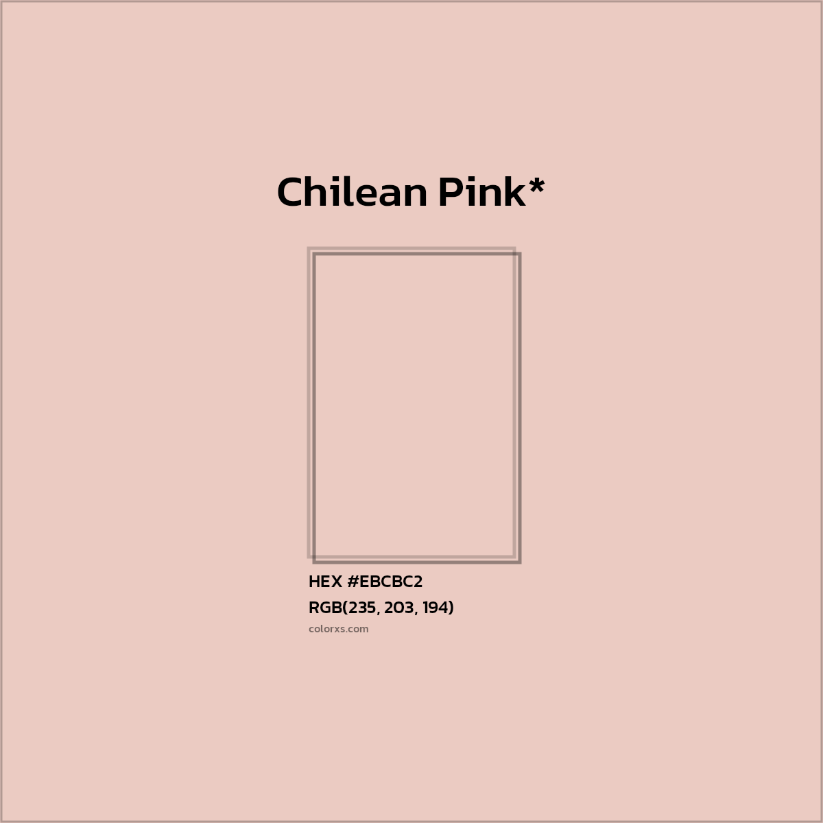 HEX #EBCBC2 Color Name, Color Code, Palettes, Similar Paints, Images