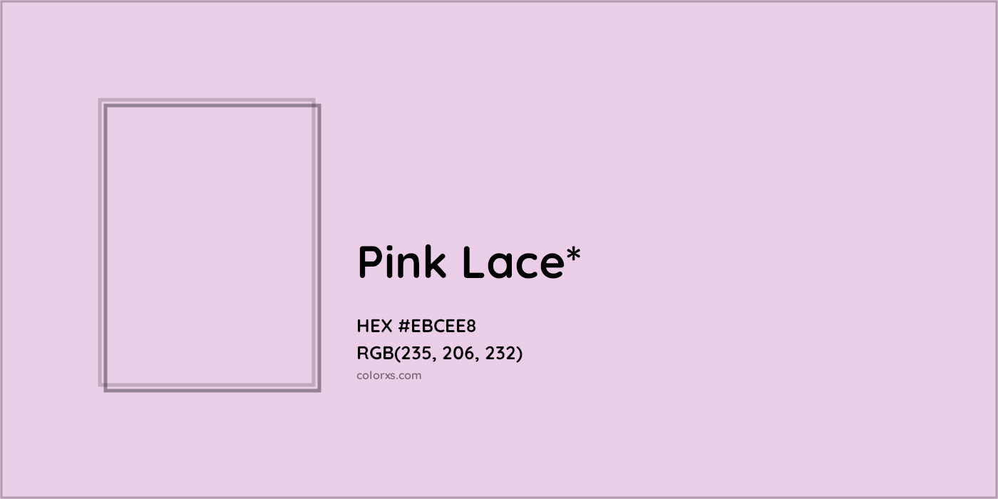 HEX #EBCEE8 Color Name, Color Code, Palettes, Similar Paints, Images