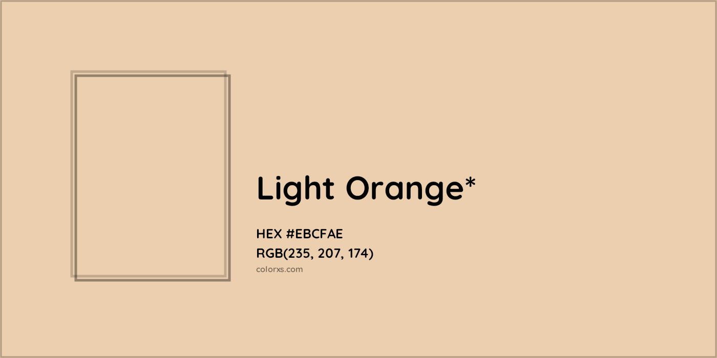 HEX #EBCFAE Color Name, Color Code, Palettes, Similar Paints, Images