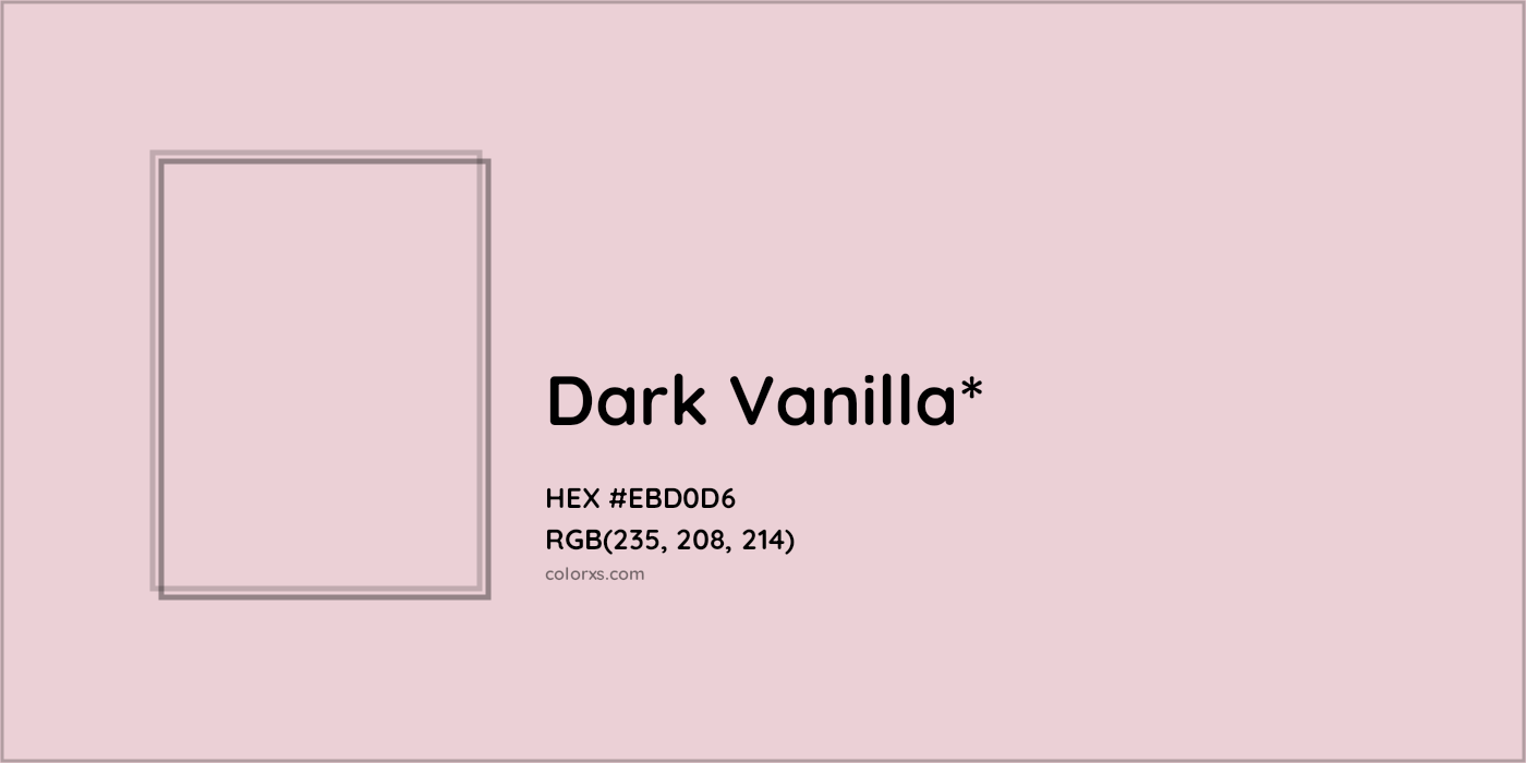 HEX #EBD0D6 Color Name, Color Code, Palettes, Similar Paints, Images