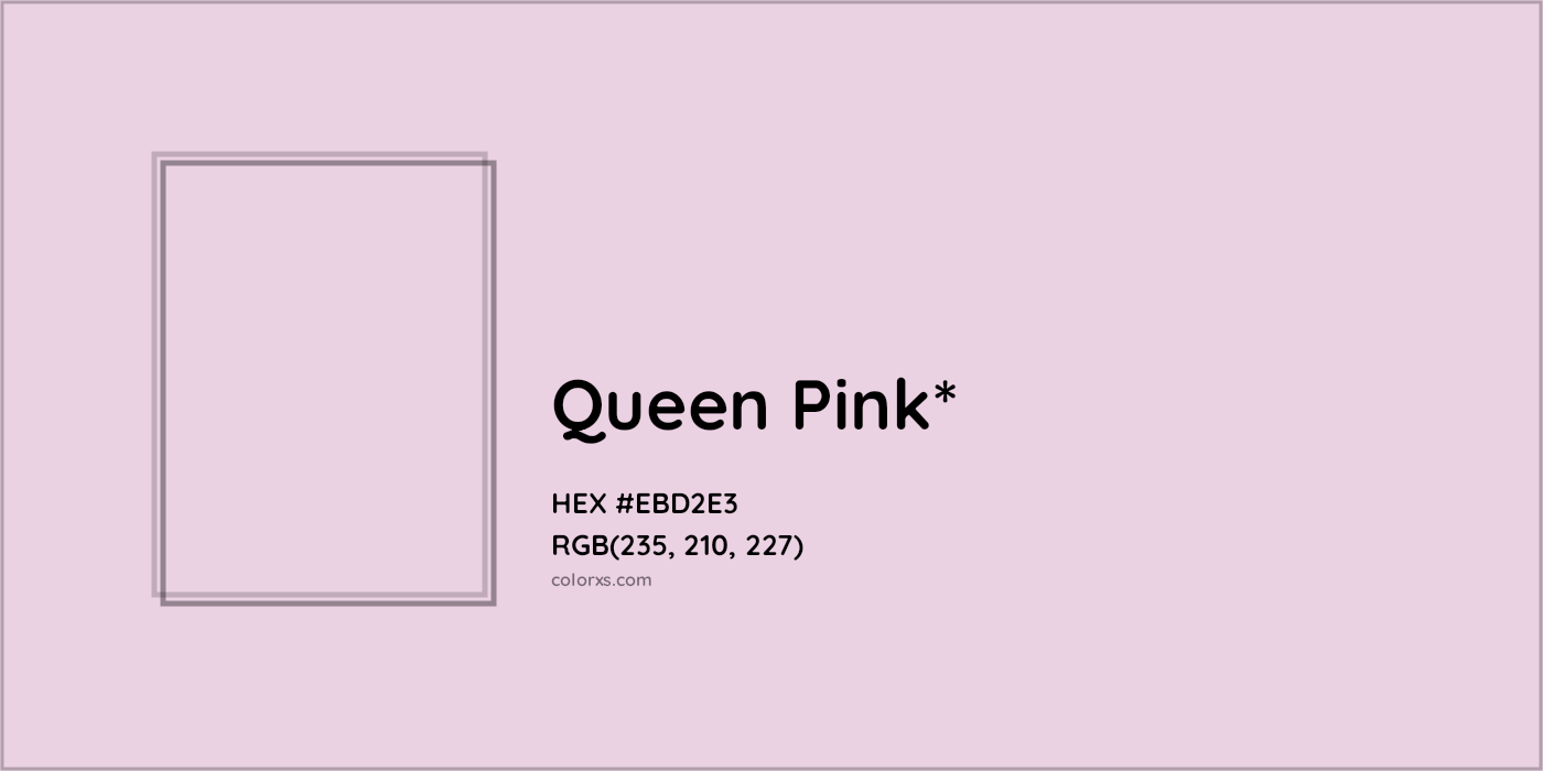 HEX #EBD2E3 Color Name, Color Code, Palettes, Similar Paints, Images