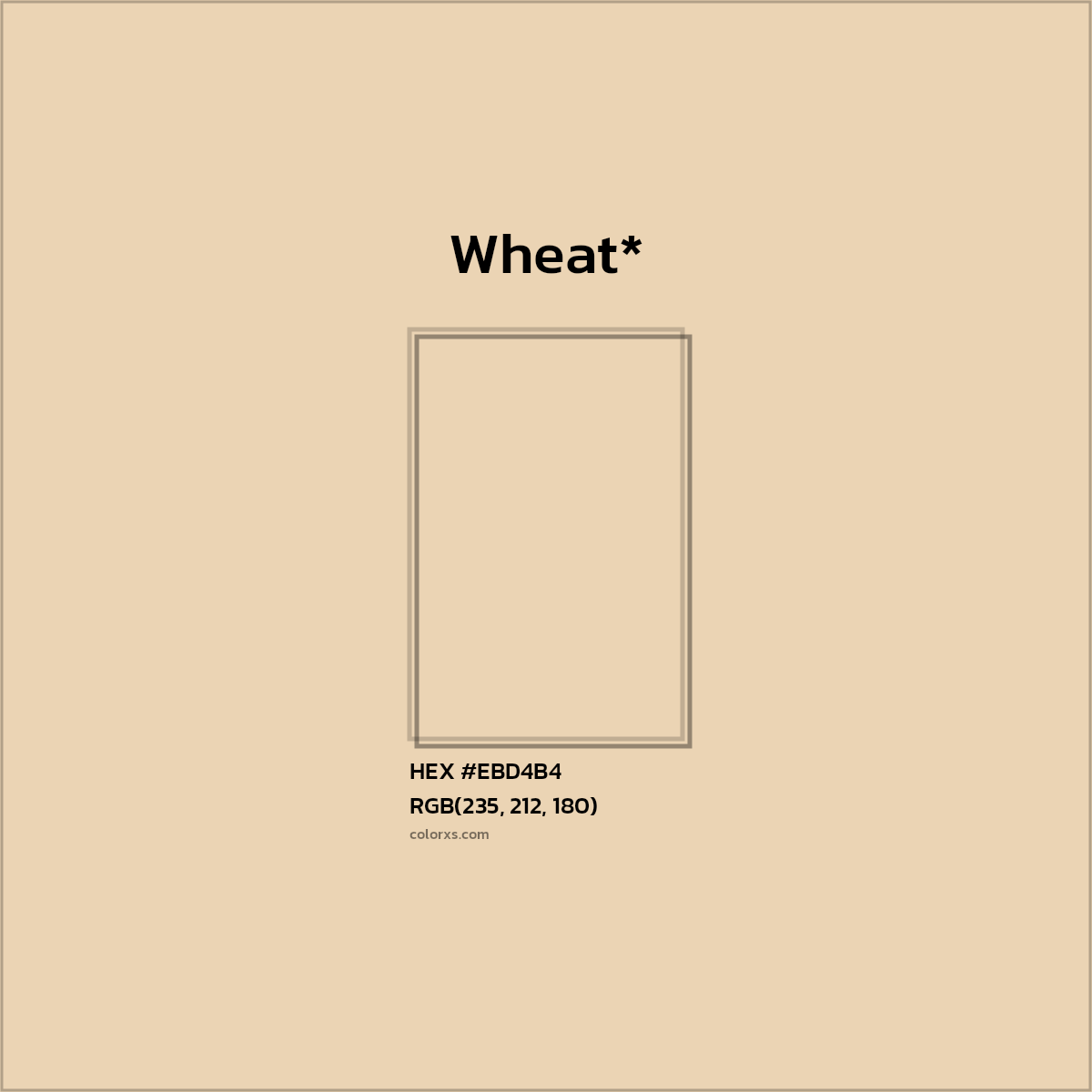 HEX #EBD4B4 Color Name, Color Code, Palettes, Similar Paints, Images