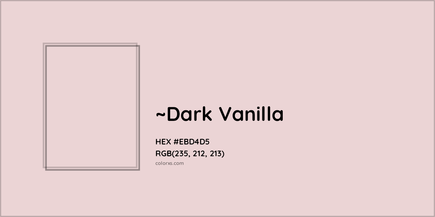 HEX #EBD4D5 Color Name, Color Code, Palettes, Similar Paints, Images