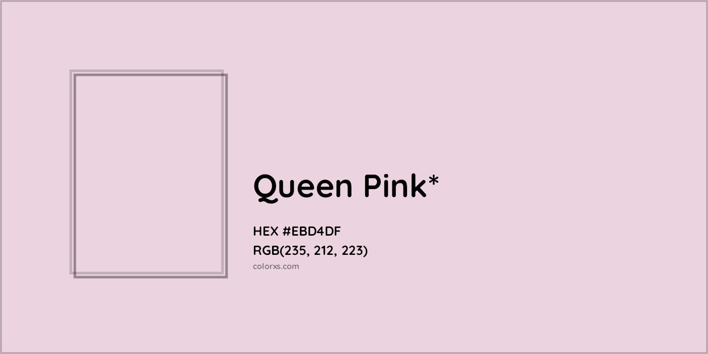 HEX #EBD4DF Color Name, Color Code, Palettes, Similar Paints, Images