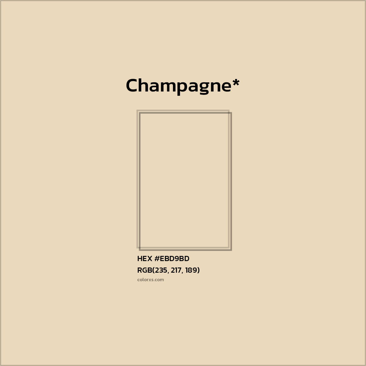 HEX #EBD9BD Color Name, Color Code, Palettes, Similar Paints, Images