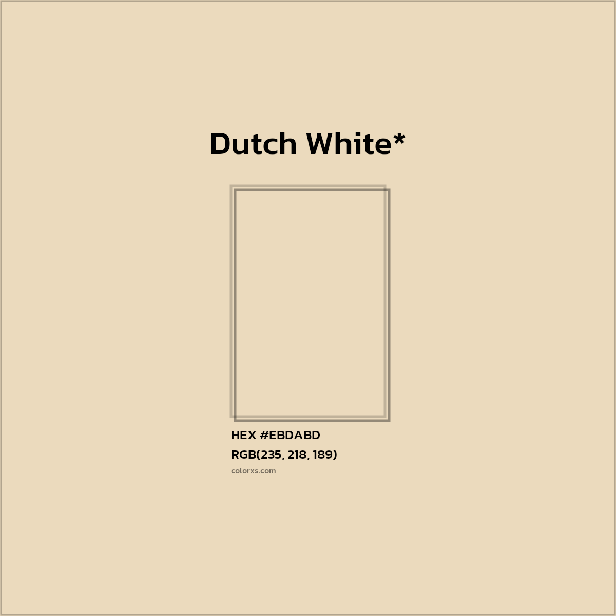 HEX #EBDABD Color Name, Color Code, Palettes, Similar Paints, Images