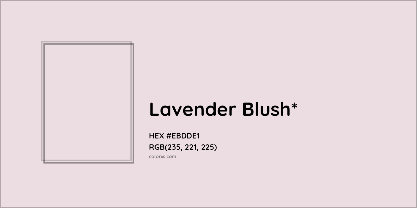 HEX #EBDDE1 Color Name, Color Code, Palettes, Similar Paints, Images