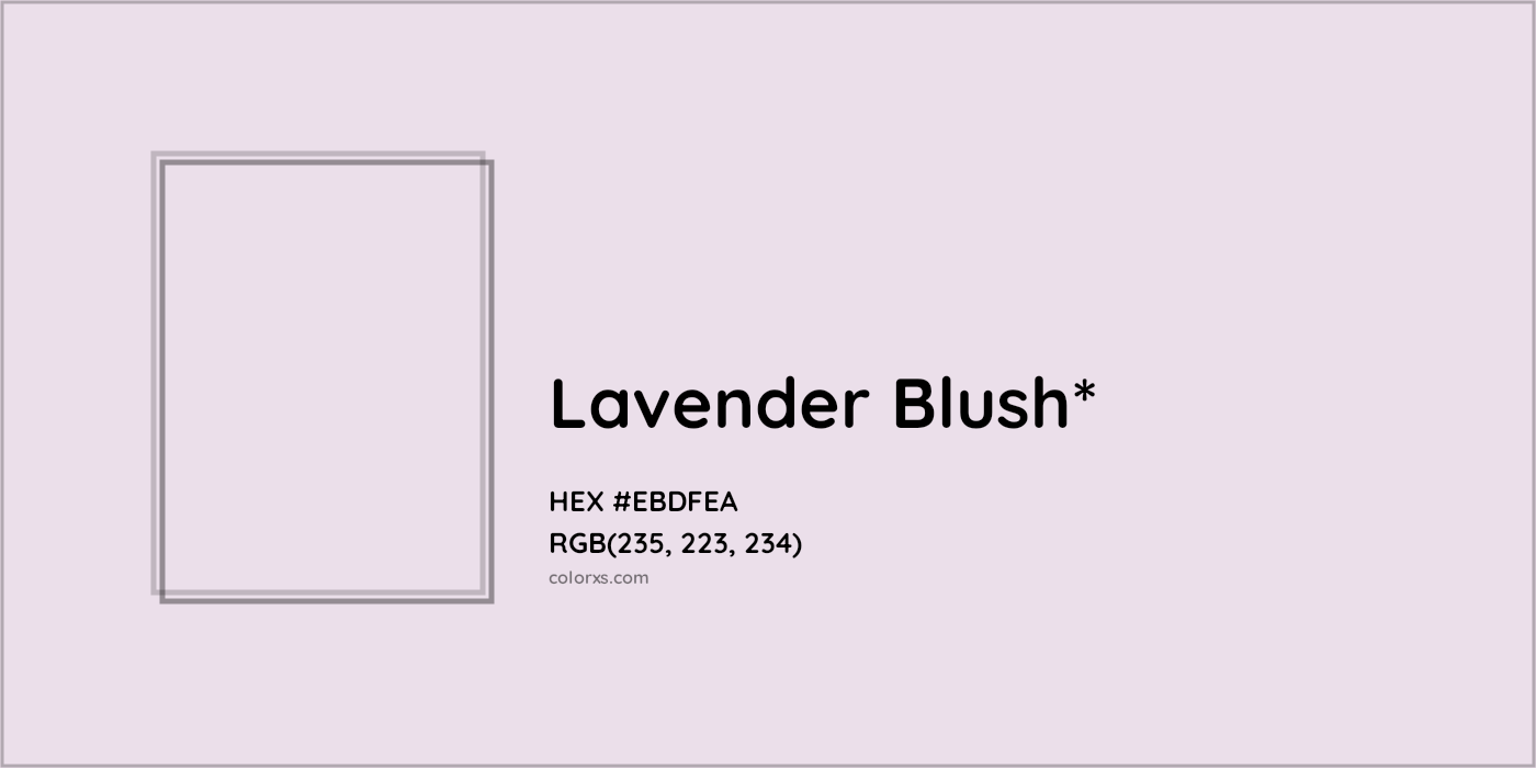HEX #EBDFEA Color Name, Color Code, Palettes, Similar Paints, Images
