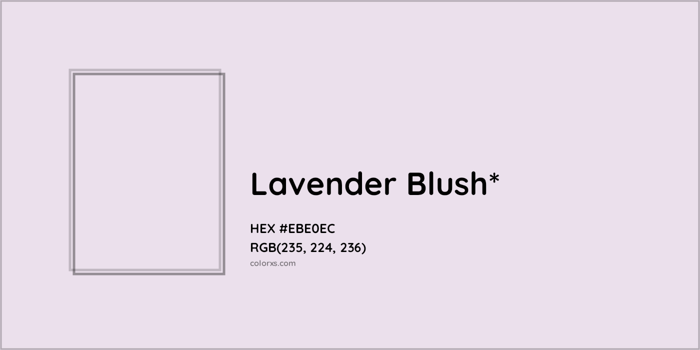 HEX #EBE0EC Color Name, Color Code, Palettes, Similar Paints, Images
