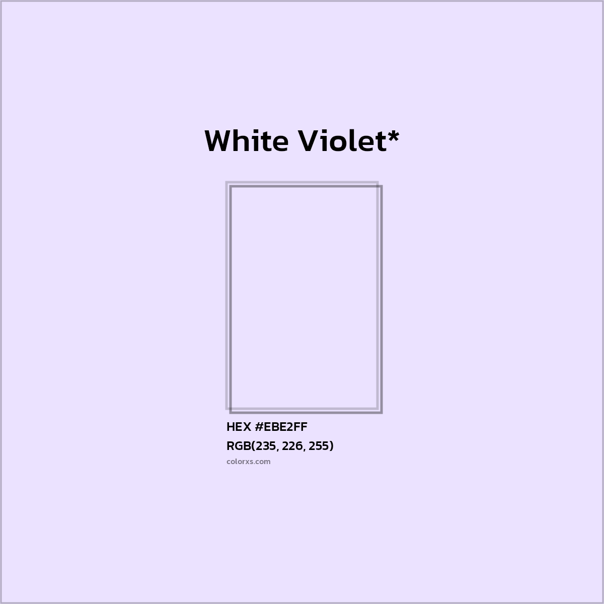 HEX #EBE2FF Color Name, Color Code, Palettes, Similar Paints, Images