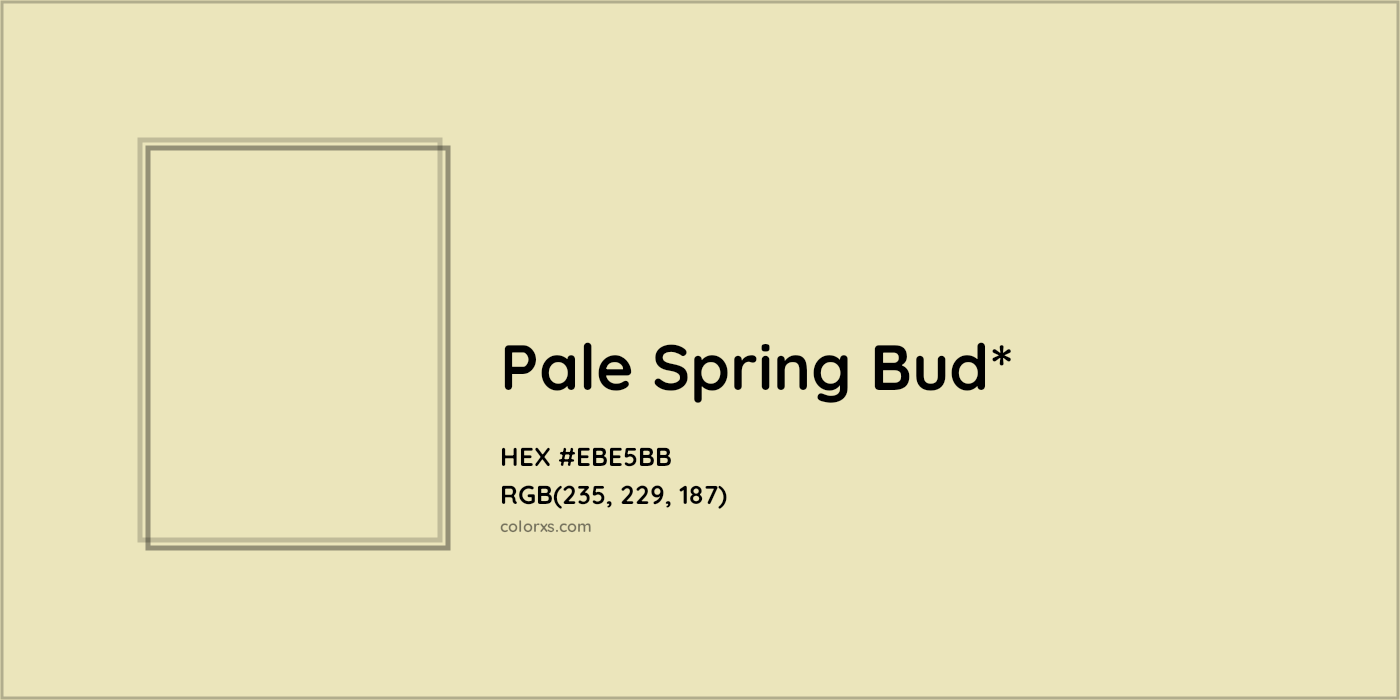 HEX #EBE5BB Color Name, Color Code, Palettes, Similar Paints, Images