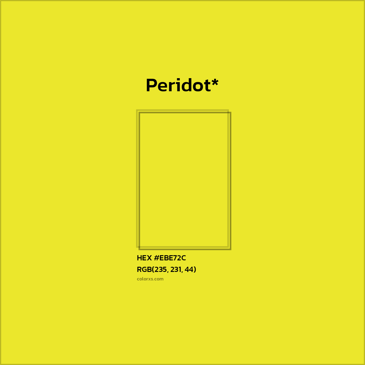 HEX #EBE72C Color Name, Color Code, Palettes, Similar Paints, Images