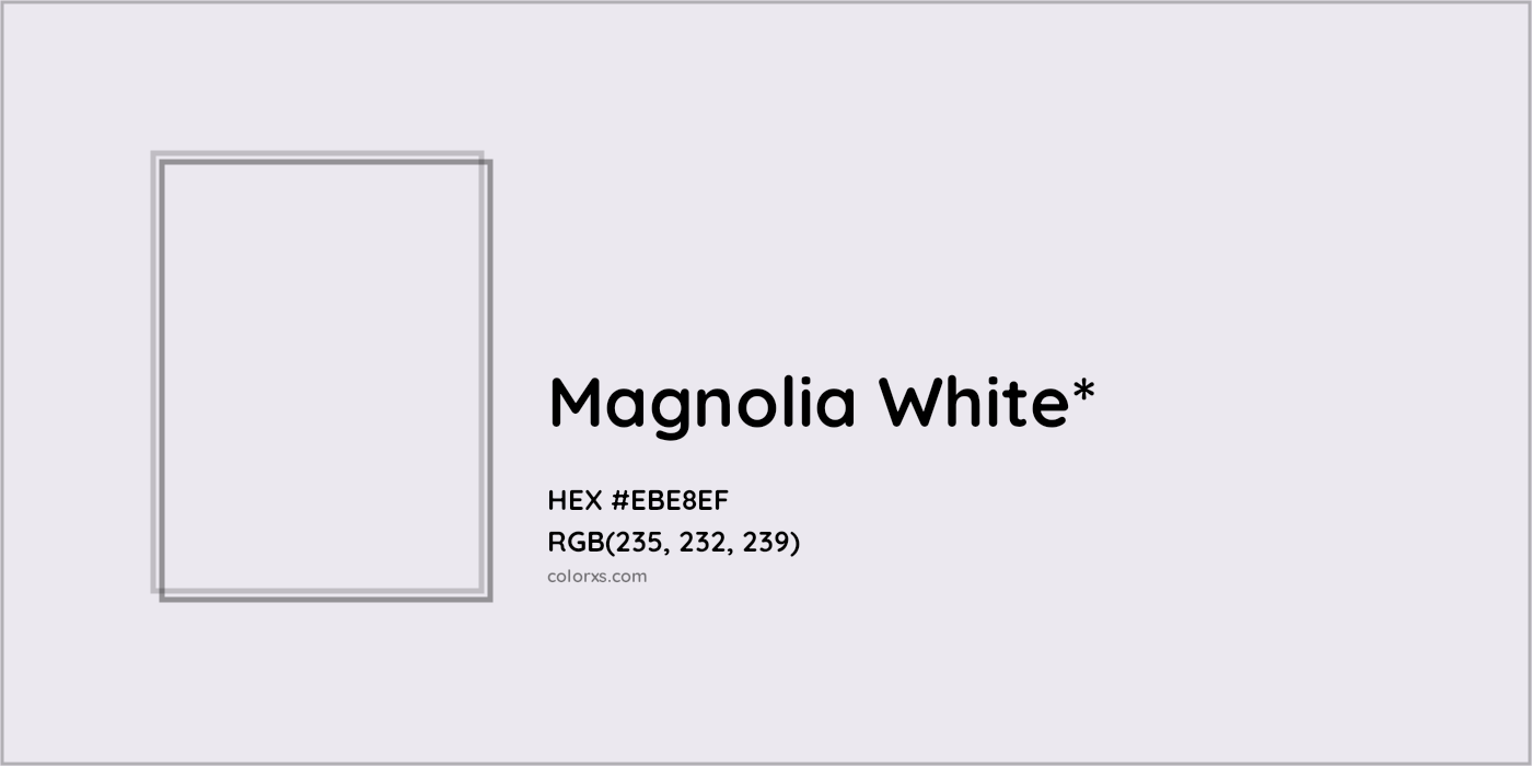 HEX #EBE8EF Color Name, Color Code, Palettes, Similar Paints, Images