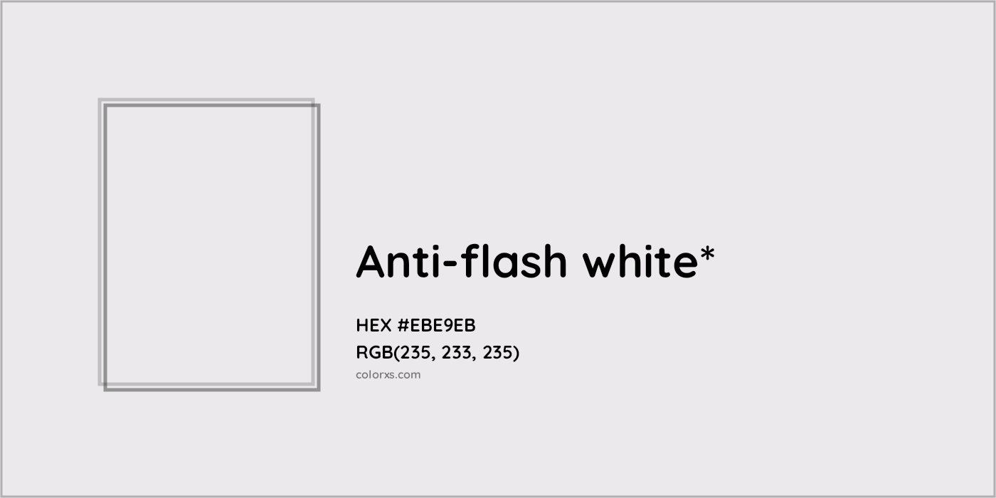 HEX #EBE9EB Color Name, Color Code, Palettes, Similar Paints, Images