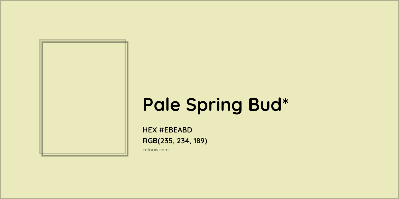 HEX #EBEABD Color Name, Color Code, Palettes, Similar Paints, Images