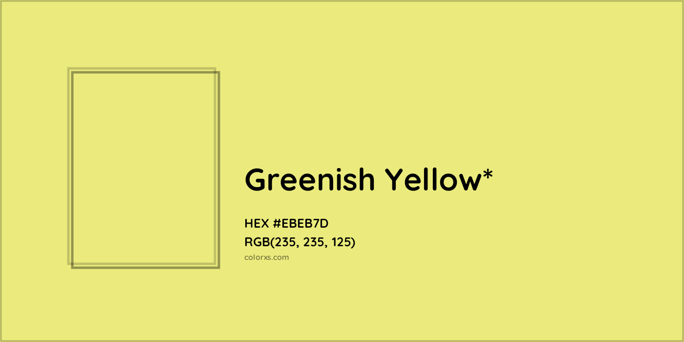 HEX #EBEB7D Color Name, Color Code, Palettes, Similar Paints, Images
