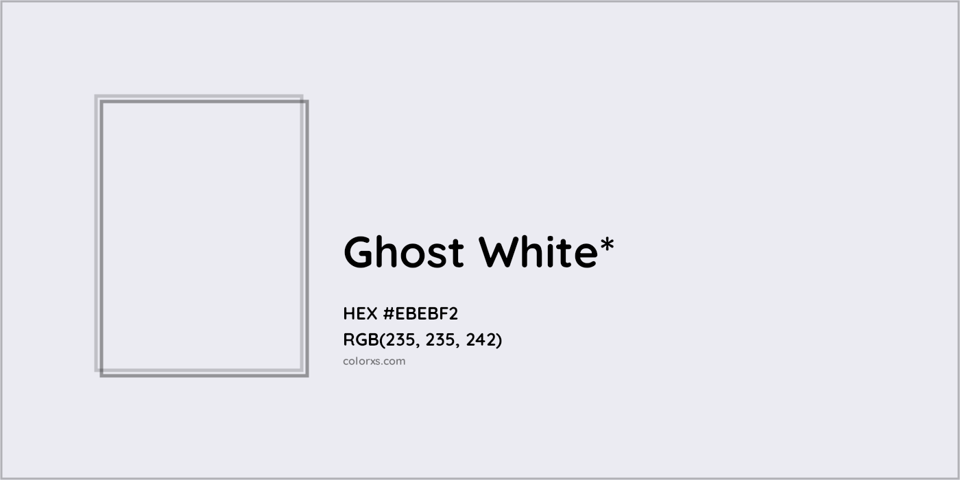 HEX #EBEBF2 Color Name, Color Code, Palettes, Similar Paints, Images