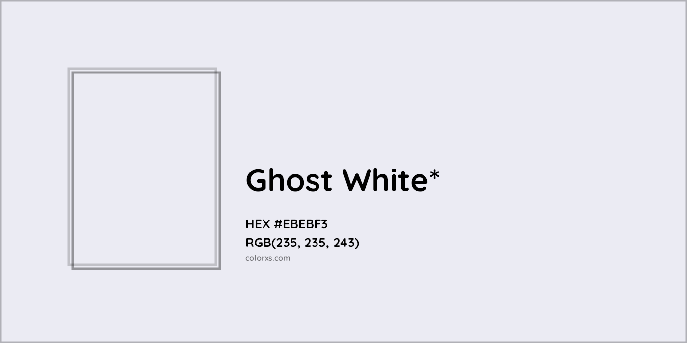 HEX #EBEBF3 Color Name, Color Code, Palettes, Similar Paints, Images