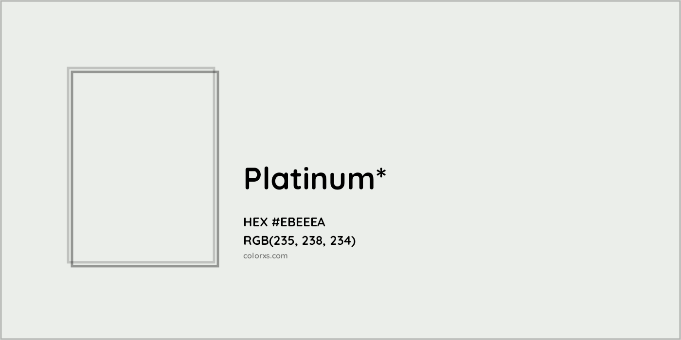 HEX #EBEEEA Color Name, Color Code, Palettes, Similar Paints, Images