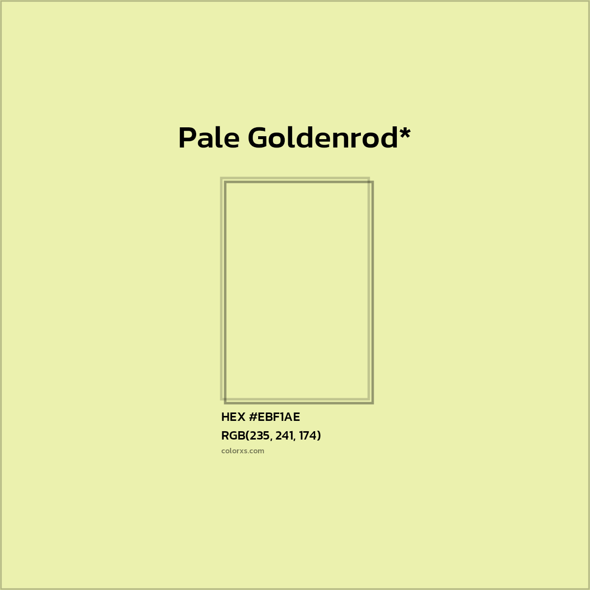 HEX #EBF1AE Color Name, Color Code, Palettes, Similar Paints, Images
