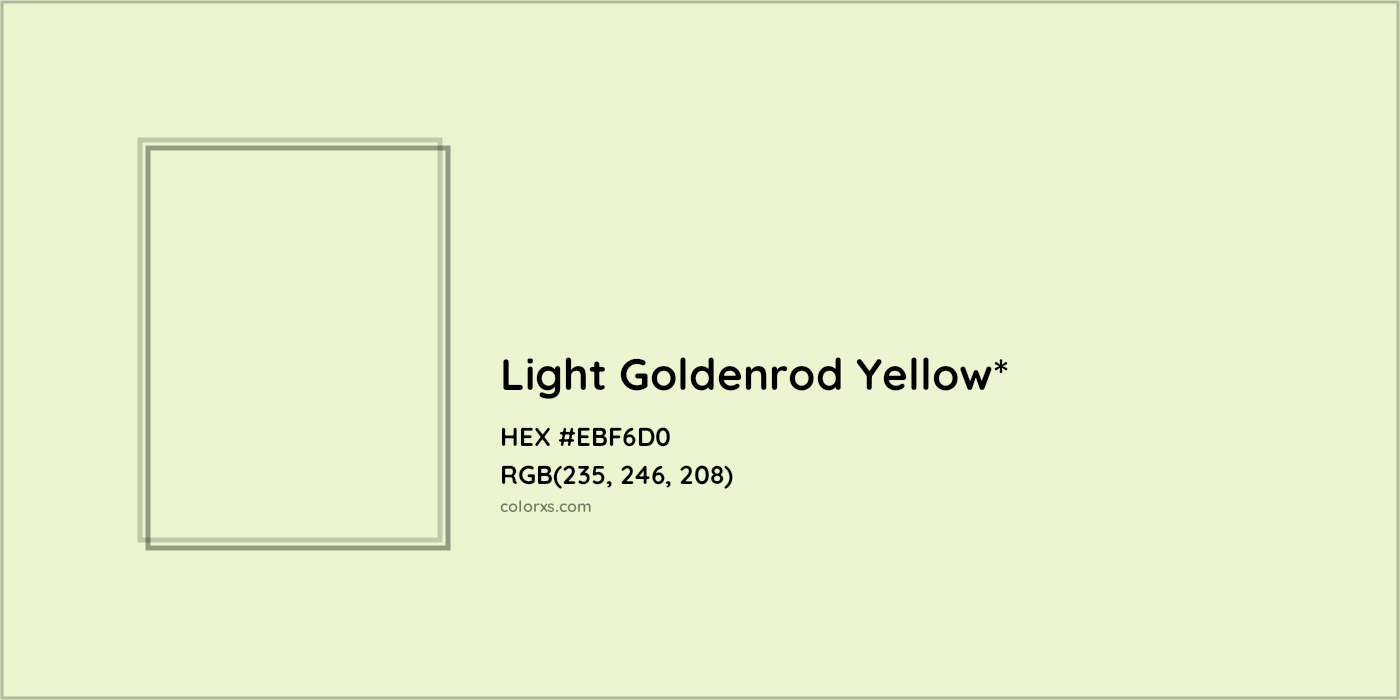 HEX #EBF6D0 Color Name, Color Code, Palettes, Similar Paints, Images