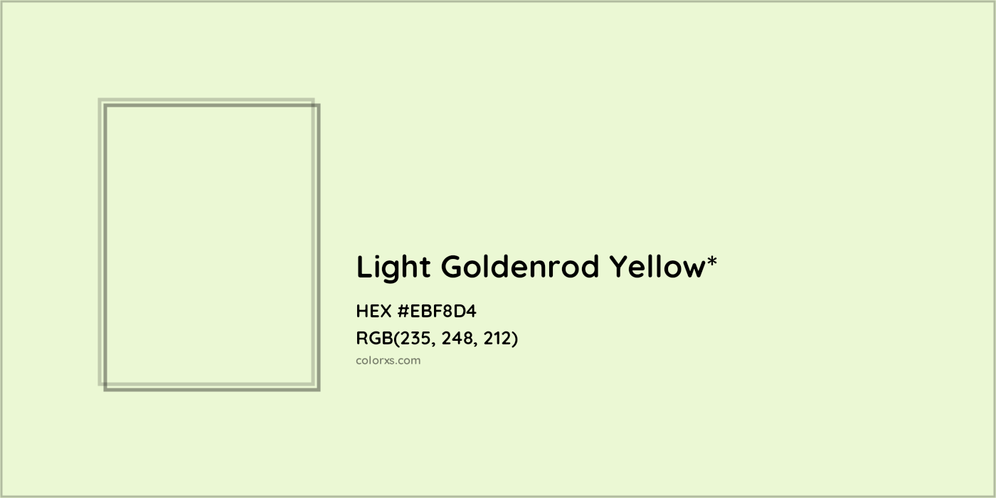 HEX #EBF8D4 Color Name, Color Code, Palettes, Similar Paints, Images