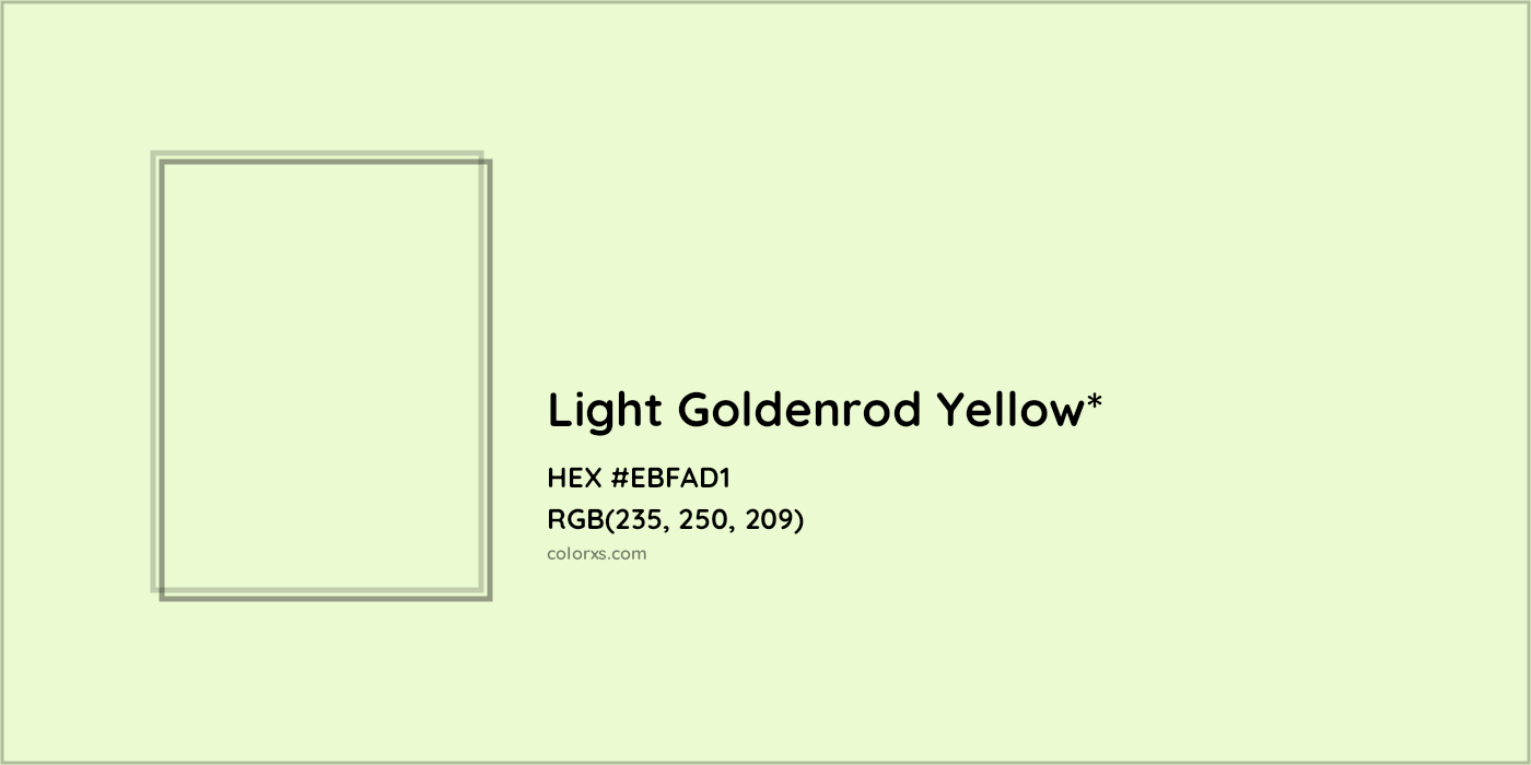 HEX #EBFAD1 Color Name, Color Code, Palettes, Similar Paints, Images