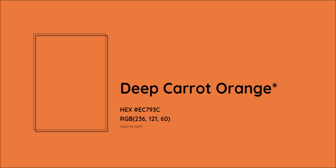 HEX #EC793C Color Name, Color Code, Palettes, Similar Paints, Images