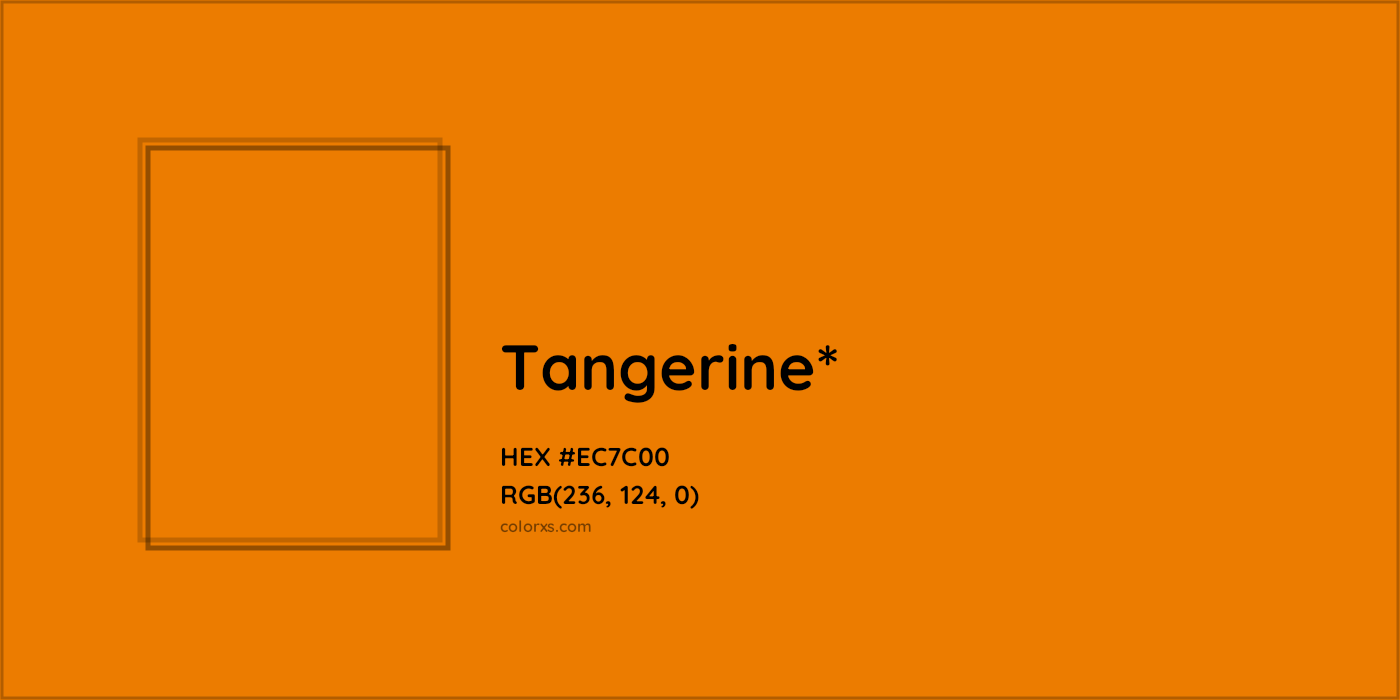 HEX #EC7C00 Color Name, Color Code, Palettes, Similar Paints, Images